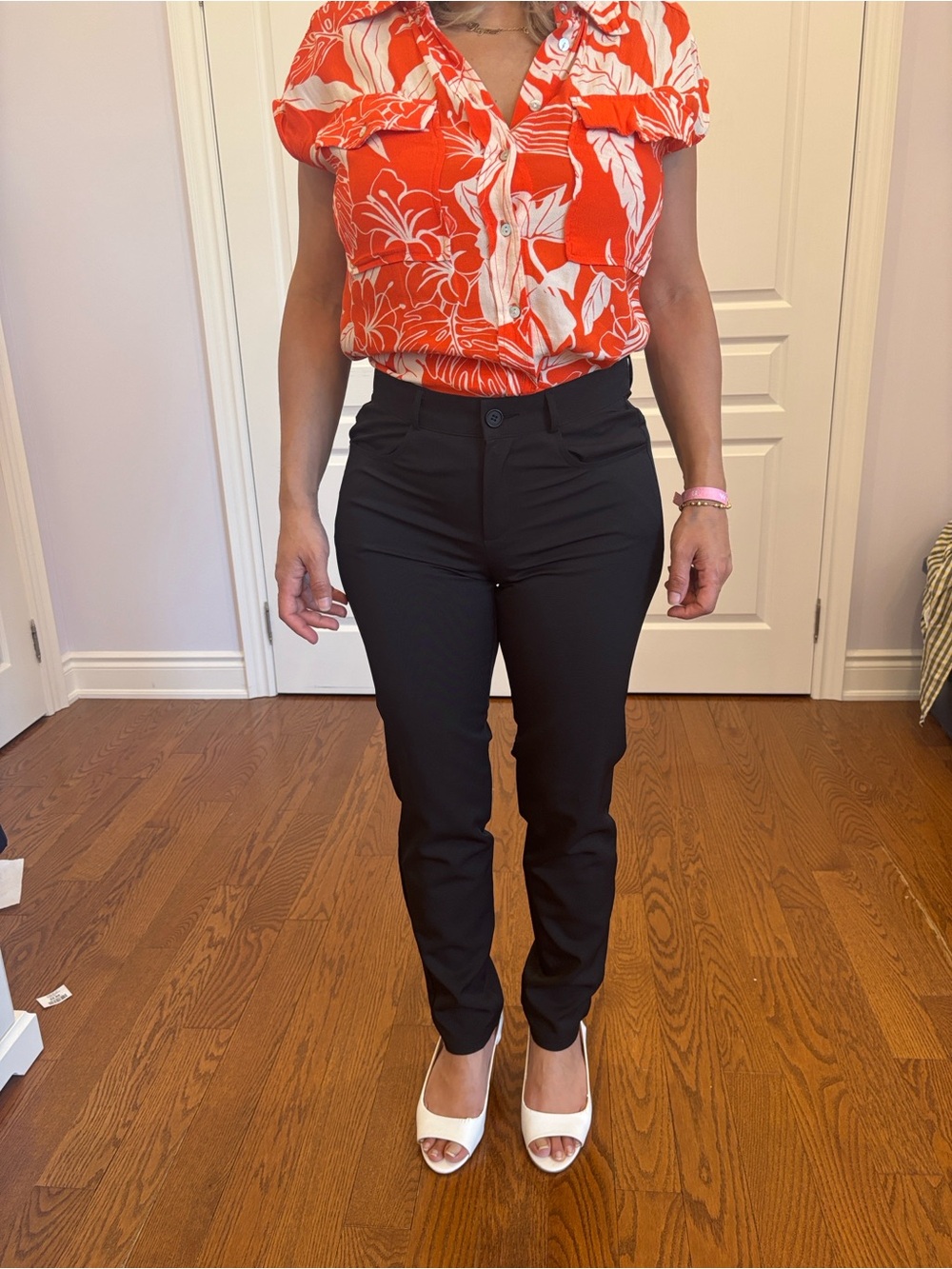 Classic Black Women's Slim Trousers